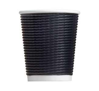 8Oz Corrugated Cup Charceal