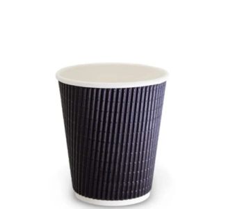 8Oz Charcoal Triple Wall Corrugated 500/Ctn