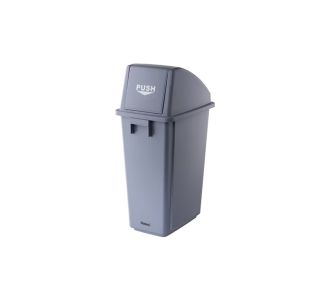 Oates Slimline Flip Top Bin 58L - Grey