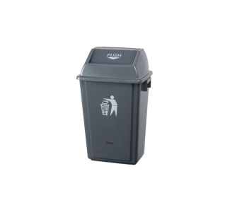 Oates Flip Top Bin 60L - Grey