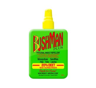 Bushman Insect Repellent 'Plus' Pump Spray 20% Deet with Sunscreen 100g x 12