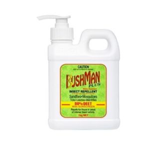 Bushman Insect Repellent 'Plus' DryGel 80% Deet with Sunscreen 1kg x 12