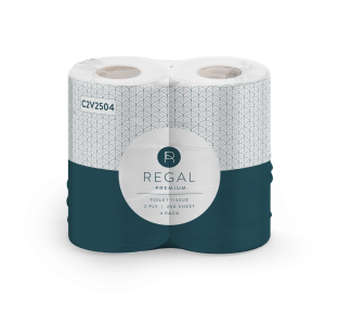 Regal Premium 2 Ply Toilet Tissue 250 Sheets 4 Pack x 12