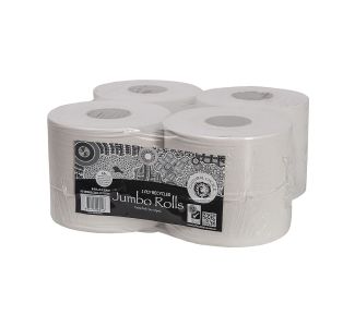 Cultural Choice Jumbo Roll Recycled 1 Ply 500m x 8 Rolls