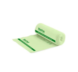 BioPak 50L Compostable Bin Liner, Roll of 30 x 18