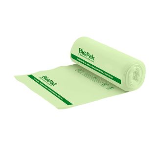 BioPak 80L Compostable Bin Liner, Roll of 20 x 12