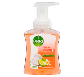 Dettol Foaming Hand Wash Lime & Orange Pump 250ml x 6