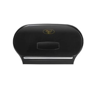 Regal Double Jumbo Dispenser Black Plastic