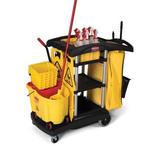 Rubbermaid Hi Capacity Janitor Cart