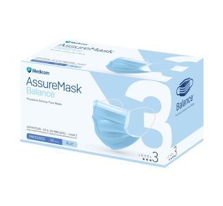 Medicom Assure Level 3 Facemasks Blue Pkt/50