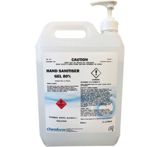 Chemform Alcohol Hand Sanitiser GEL 80%