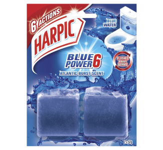 Harpic Foaming Blue Block Twin 114g x 6