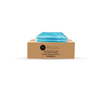 Regal Everyday 56L Bin Liner, Pack of 50 x 10 - Blue
