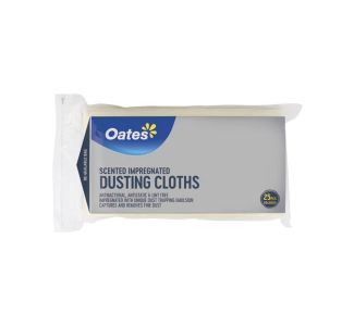 Oates Scented Impregnated Dusting Cloths, Pack of 25