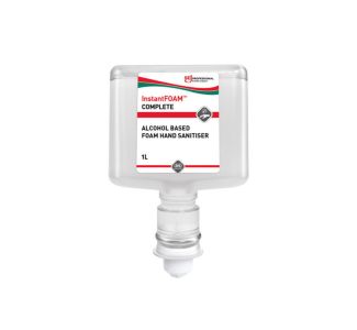 DEB InstantFOAM Complete Touch Free Alcohol-Based Foam Hand Sanitiser 1L x 3