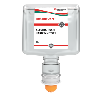 DEB InstantFOAM Alcohol-Based Foam Hand Sanitiser Touch-Free 1L x 3
