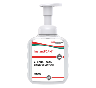 DEB InstantFOAM Alcohol-Based Foam Hand Sanitiser Pump 400ml x 6