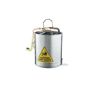 Oates Metal Wringer Bucket with Castors - 15L