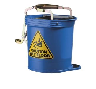 Oates Wide Mouth Wringer Bucket 16L - Blue