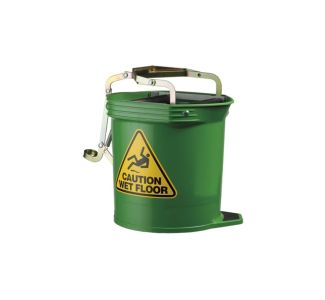 Oates Wide Mouth Wringer Bucket 16L - Green