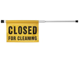 Oates Spring Load Door Caution Sign