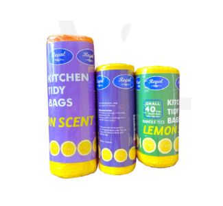 Regal Lemon Scented 56L Bin Liner 20x20 bags
