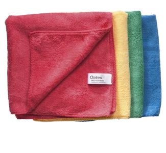 Oates All Purpose Microfibre Cloth, Pack of 5 - Green