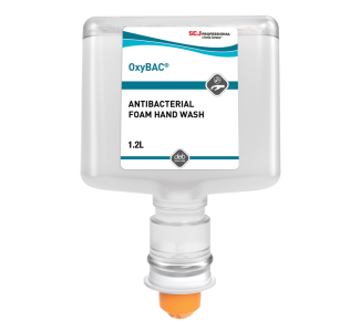 DEB OxyBAC Antibacterial FOAM Hand Wash Touch-Free 1.2L x 3