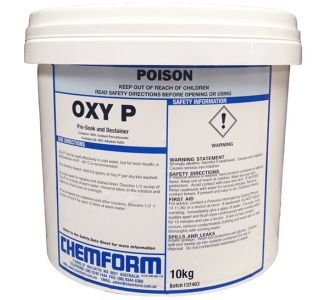 Chemform Oxy P Powder Pre-Soak and Destainer 10 Kg