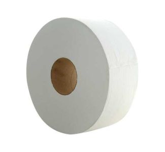 Plumber Friendly 1 Ply Jumbo Toilet Roll 400m x 10
