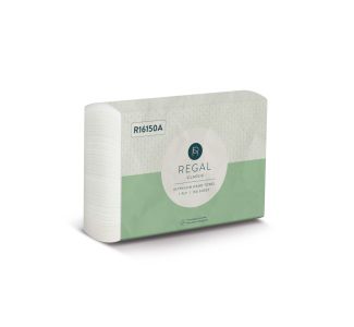 Regal Interleaved Hand Towel 150 Sheet X 16 Packs.  (use code R16150W)