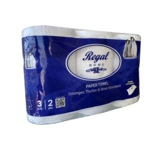 Regal 2 Ply Paper Towel 60 Sheets 3 Rolls x 6