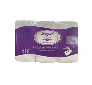 Regal 2-ply Virgin Kitchen Towel 3 x 6 pack, 60 sheet