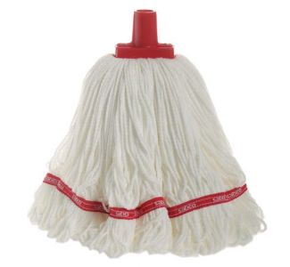 Sabco 350g Premium Grade Microfibre Round Mop - Red