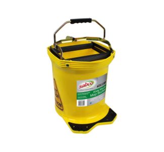 Sabco 16L Wide Mouth Mop Bucket - Yellow