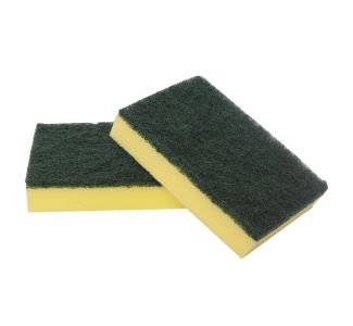 Sabco Standard Grade Scourer Pad 10PK - Yellow