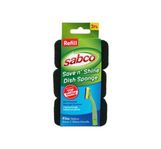 Sabco Trigger Dish Sponge 3PK