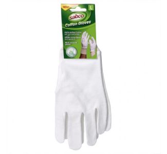 Sabco Cotton Gloves 12PK - Large