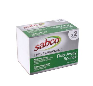 Sabco Rub-Away Sponges 2PK - Medium