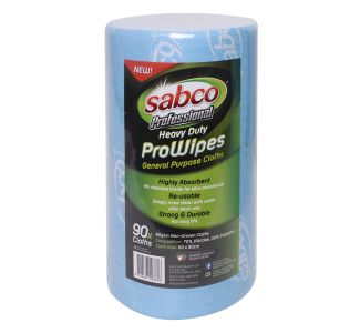 Sabco Heavy Duty Prowipes 90PK - Blue