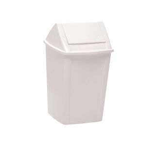 Sabco Swing Top Tidy Bin 30L - White