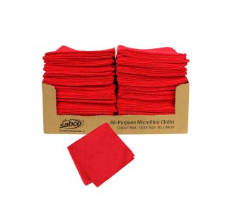 Sabco All-Purpose Microfibre Cloth - Red