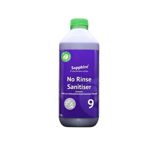 Sapphire #9 No Rinse Sanitizer 2.5ltr Each