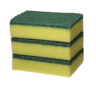 Oates DuraFresh Antibac Scour n Sponge, Pack of 3