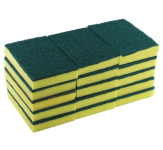 Oates Contractor Scour 'N' Sponge Heavy Duty, Pack of 15