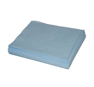 TRUMICRO Microfibre Blue Cloth 40cm x 34cm 10 Wipes / Pack