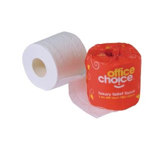 Office Choice T/Roll 2Ply 400 Sheets