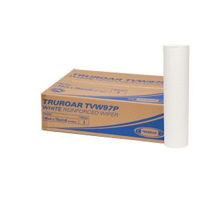 Truroar white 4Ply 49cmx70m perf roll x3/CTN