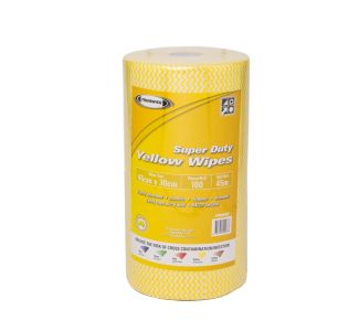 Truwipes Multipurpose Super Duty Perforated Roll Yellow 30cm x 45cm x 100 wipes