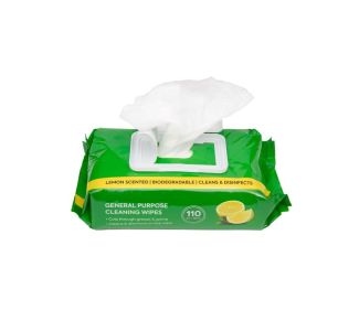 Trugrade Disinfectant Biodegradable Wipes 20 x 16 cm 110 wipes/pack x 16 Bags